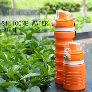 Bottle folded to compact size