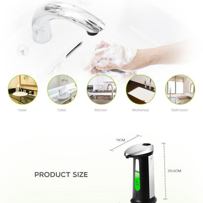 Soap dispenser in kitchen