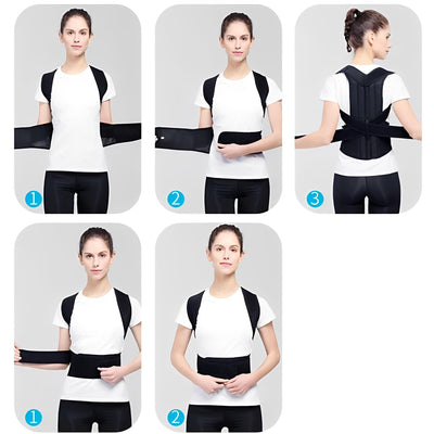 How to wear the posture corrector