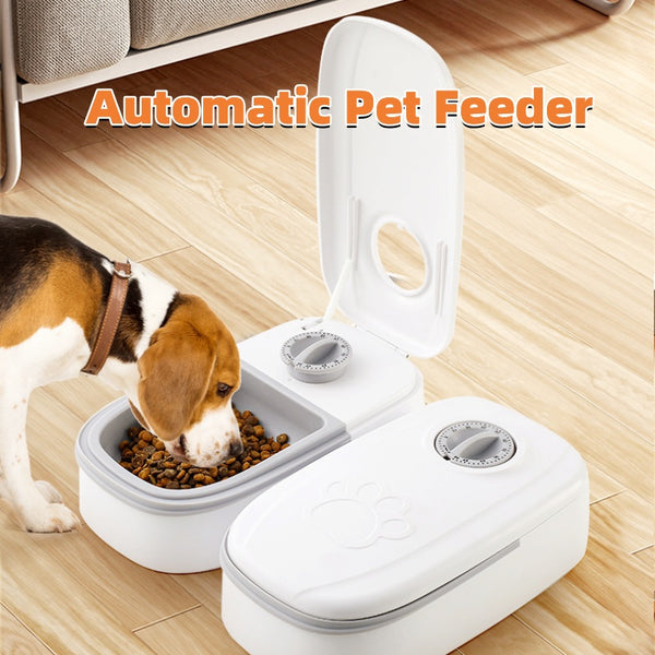 Automatic Pet Feeder with Timer – Effortless, Worry-Free Feeding for Cats & Dogs