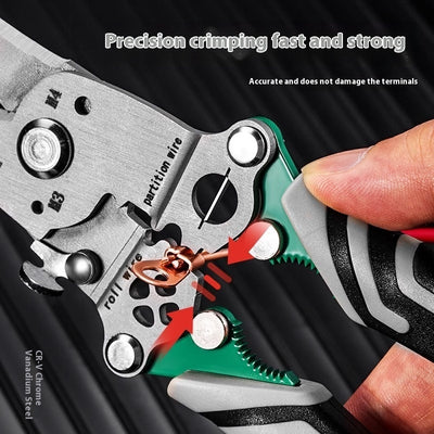Precision wire stripping grooves