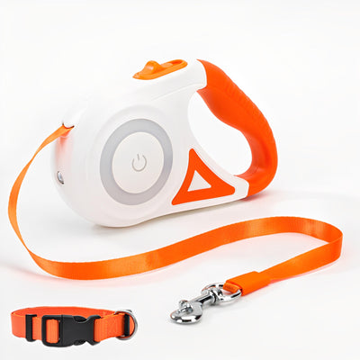 Smooth retractable leash mechanism